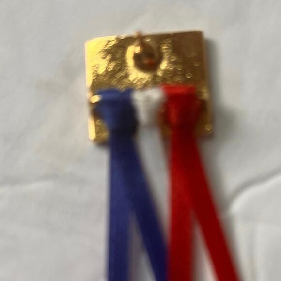 Vintage USA‎ Pins with Ribbon Flag Angel - Picture 4 of 5